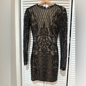 Black Sequence Dress From Windsor